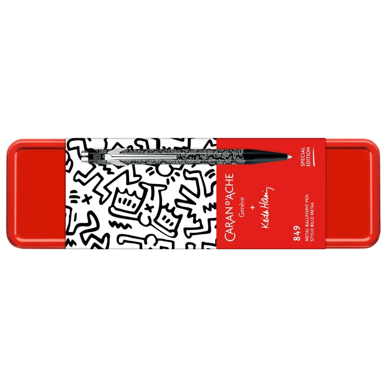 Caran d Ache 849 Keith Haring Limited Edition Ballpoint Pen Black