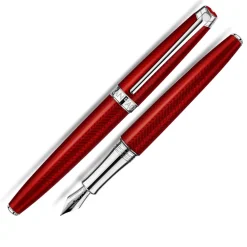 Caran D Ache Leman Carmine Red Fountain Pen | Altman Luggage Sale
