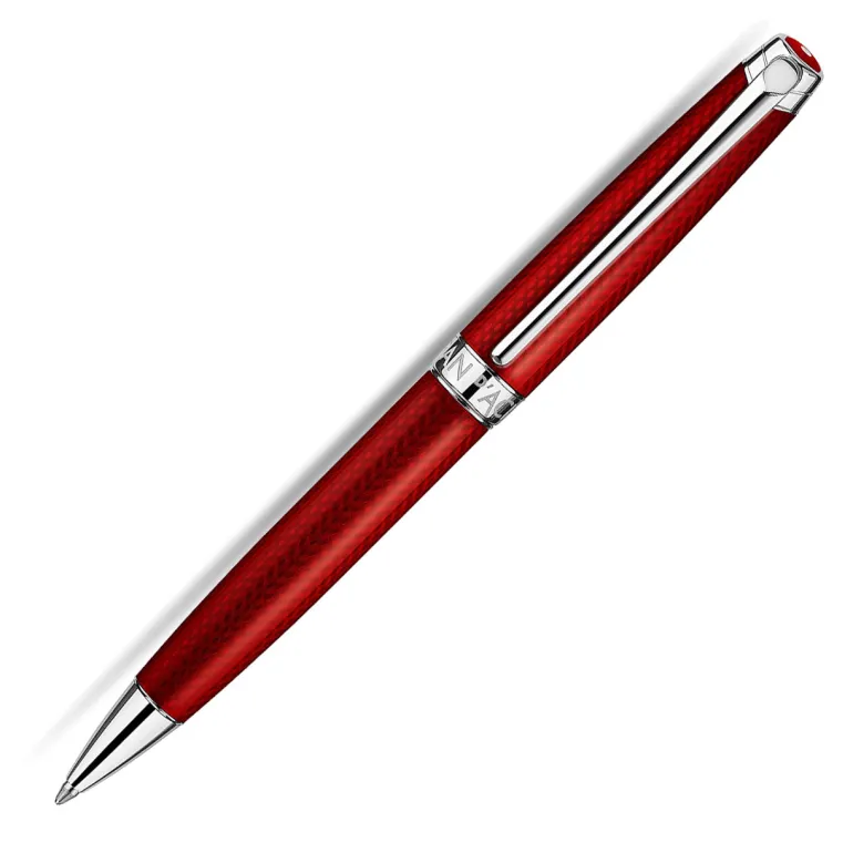 Caran D Ache Leman Carmine Red Ballpoint Pen | Altman Luggage Sale