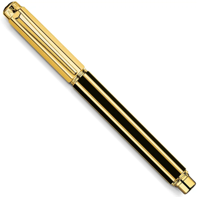 Caran dAche Varius China Black Gold Plated Fountain Pen Sale