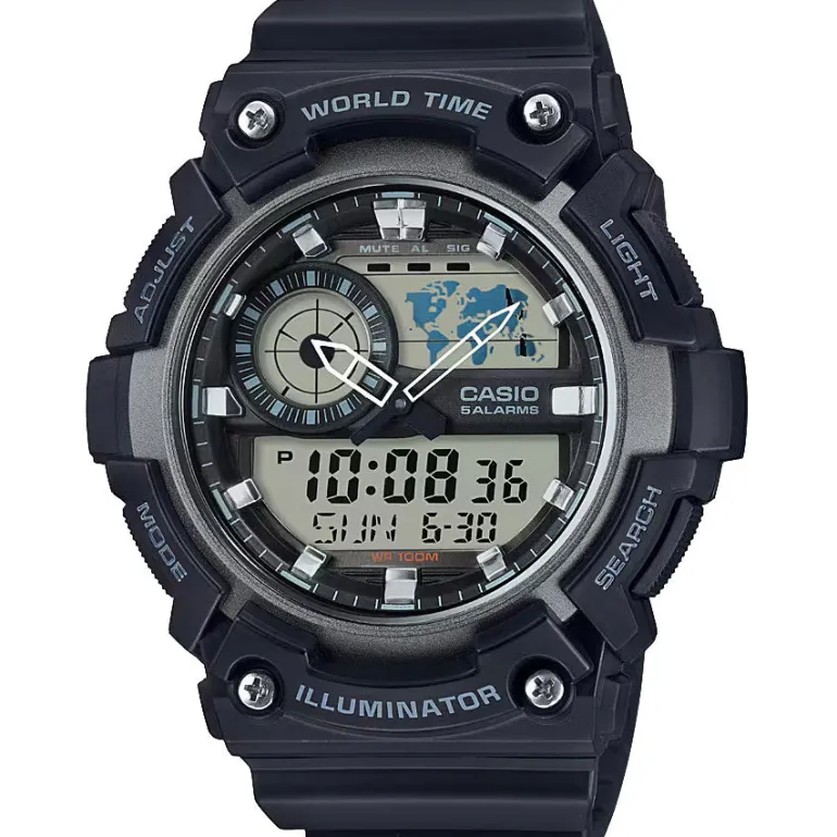 Casio Analog Digital Combination AEQ200W1AVCG | Altman Luggage