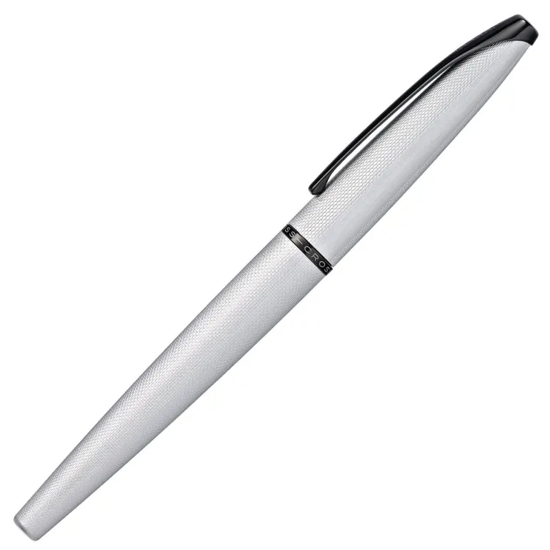 Cross ATX Brushed Chrome Rollerball Pen | Altman Luggage