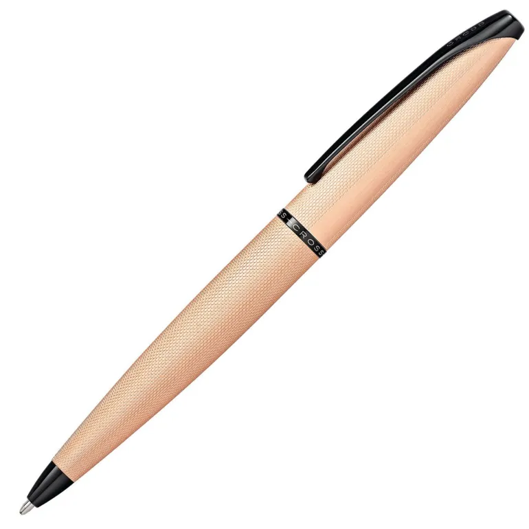Cross ATX Brushed Rose Gold Ballpoint Pen Sale | Altman Luggage