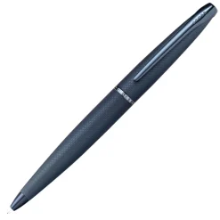 Cross ATX Sandblasted Dark Blue Ballpoint Pen Sale | Altman Luggage