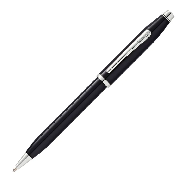 Cross Century II Black Lacquer CT Ballpoint Pen