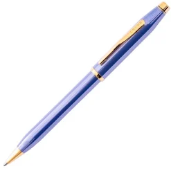 Cross Century II Lavender Blue Gold Plated Appointments Ballpoint Pen
