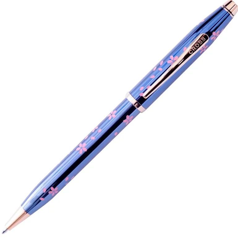 Cross Century II Special Edition Cherry Blossom Translucent Blue Lacqu