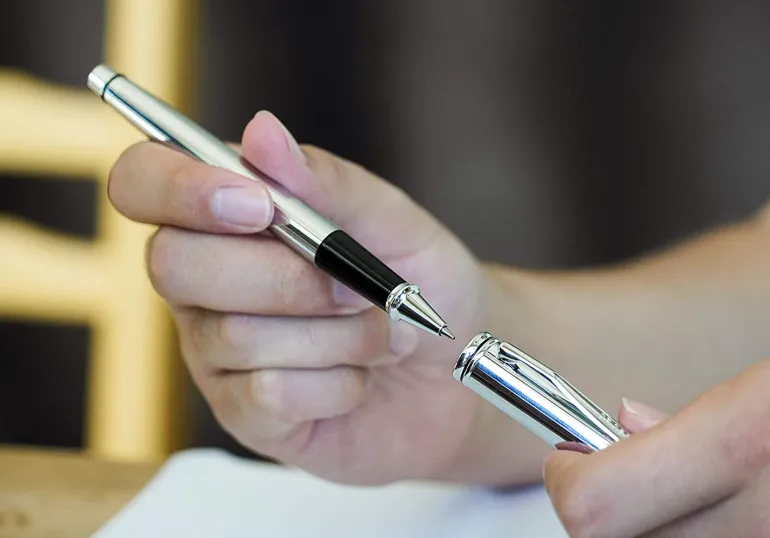 Cross Townsend Lustrous Chrome Selectip Rollerball Pen