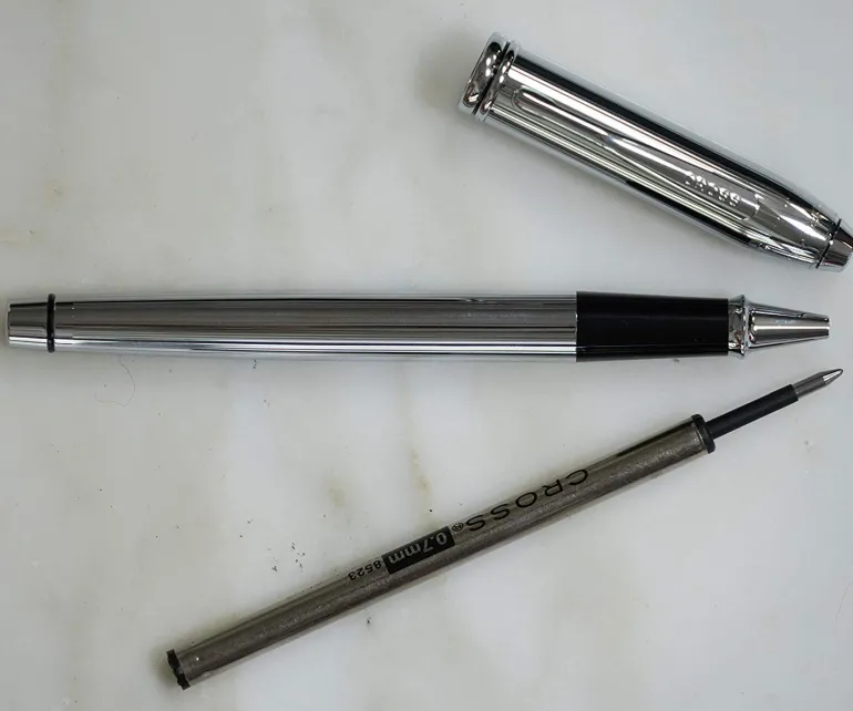 Cross Townsend Lustrous Chrome Selectip Rollerball Pen