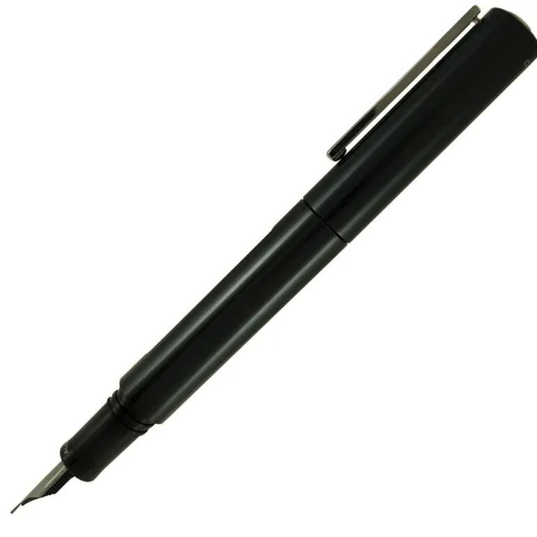 Delta MOMO Design Alumina Fountain Pen Anodized Aluminum Black