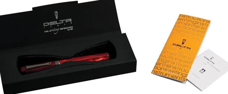Delta Serena Red Rollerball Pen | Altman Luggage