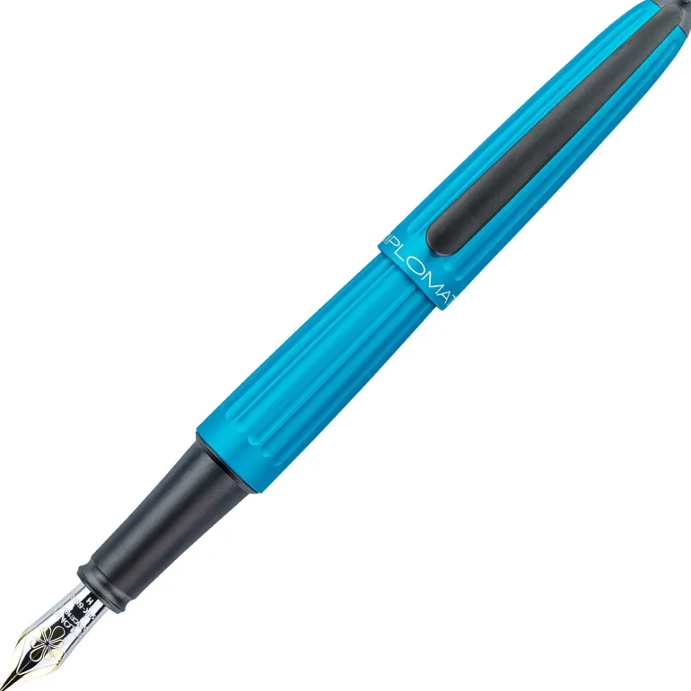 Diplomat Pens Aero Turquoise Fountain 14k Pen Sale | Altman Luggage