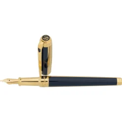 Dupont Line D Windsor Medium Fountain Pen Blue Sale | Altman Luggage