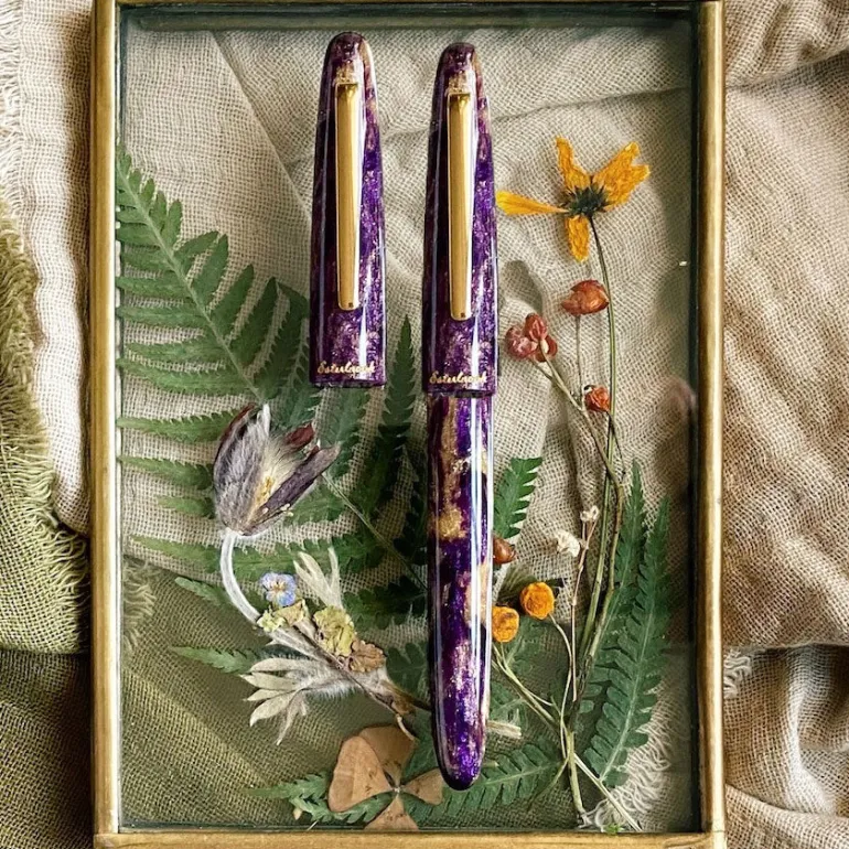 Esterbrook Estie Gold Rush Purple Rollerball Pen | Altman Luggage