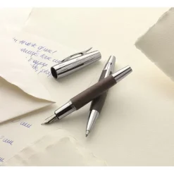 faber castell | Faber Castell Emotion Dark Brown Fountain Pen | Pens sale