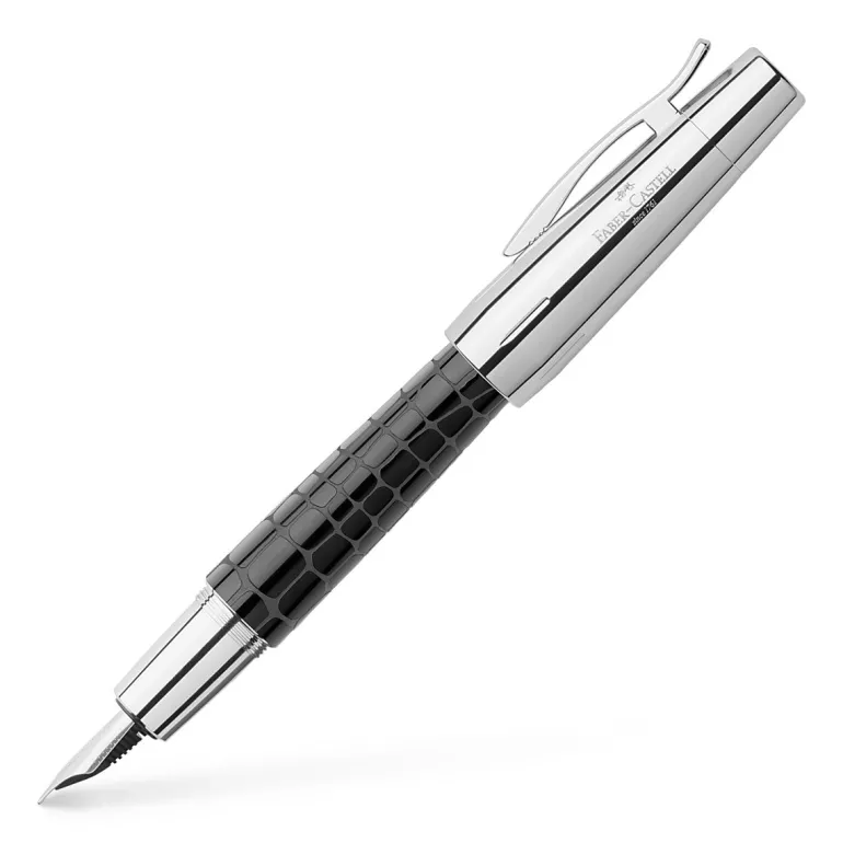 Faber Castell emotion Fountain pen precious resin croco black
