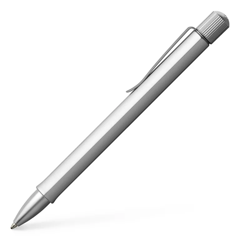 Faber Castell Hexo Ballpoint Pen Silver | Altman Luggage on Sale
