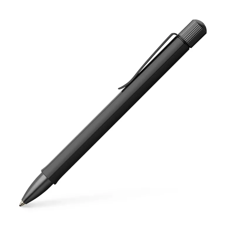 Faber Castell Hexo Ballpoint Pen Matte Black | Altman Luggage on Sale
