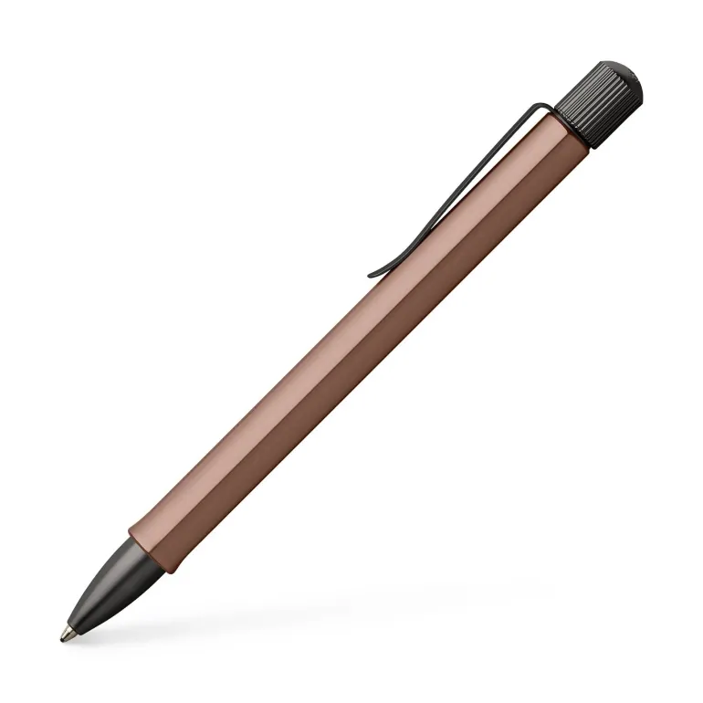 Faber Castell Hexo Ballpoint Pen Bronze | Altman Luggage on Sale