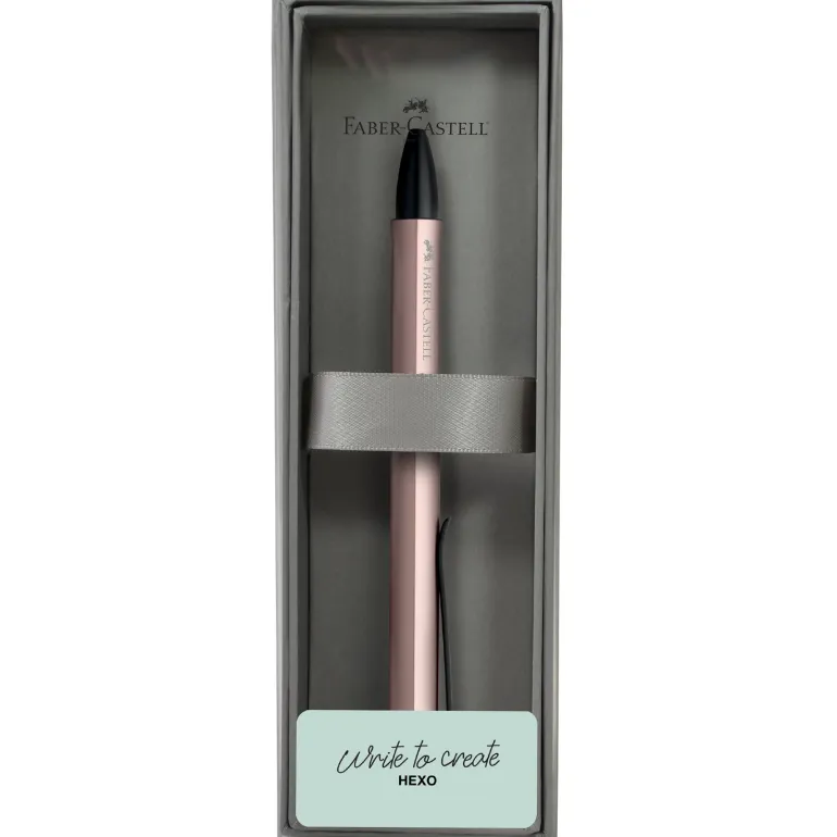 Faber Castell Hexo Ballpoint Pen Rose | Altman Luggage on Sale