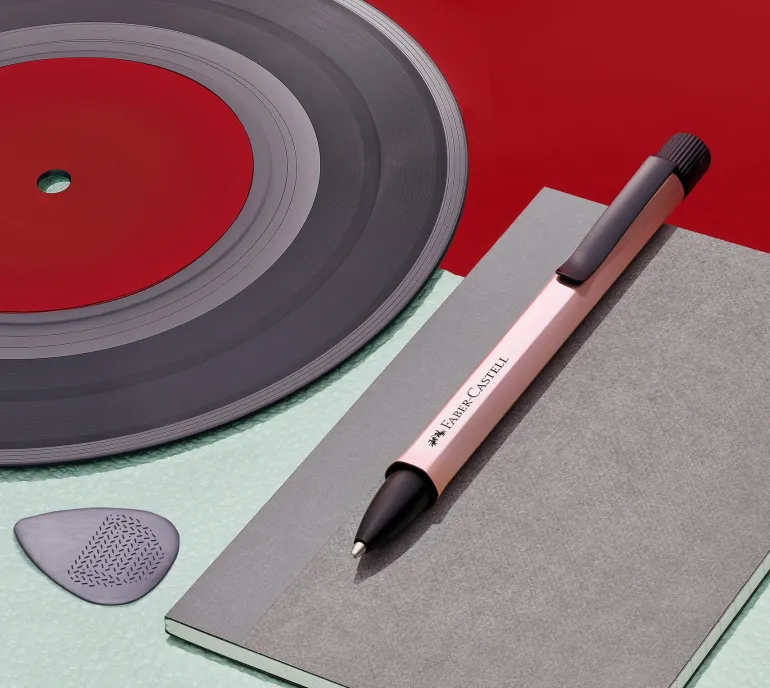Faber Castell Hexo Ballpoint Pen Rose | Altman Luggage on Sale