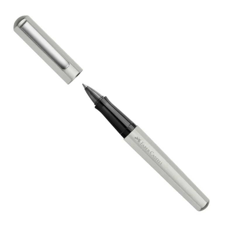 Faber Castell Hexo Rollerball Pen Matte Silver | Altman Luggage on Sale