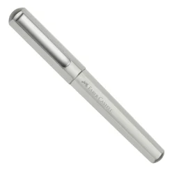 Faber Castell Hexo Rollerball Pen Matte Silver | Altman Luggage on Sale