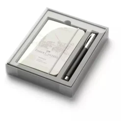 Faber-Castell Ambition Black Resin Rollerball & Journal Gift Set