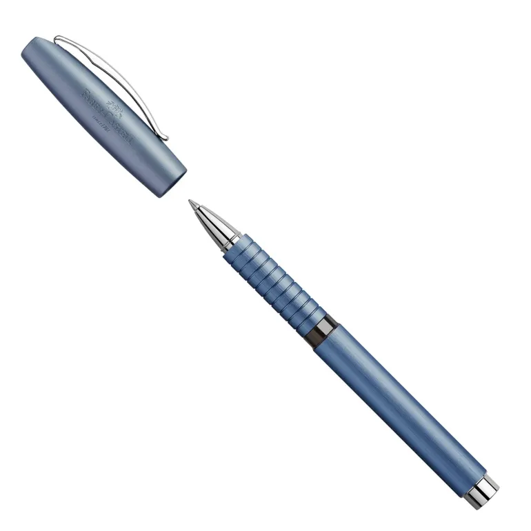 Faber-Castell Essentio Rollerball Pen, Aluminum Blue