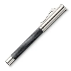 Graf Von Faber Castell Guilloche Fountain Pen Cisele Anthracite