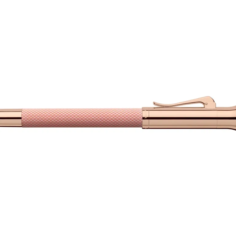Graf Von Faber Castell Guilloche Rollerball Pen Rose | Altman Luggage