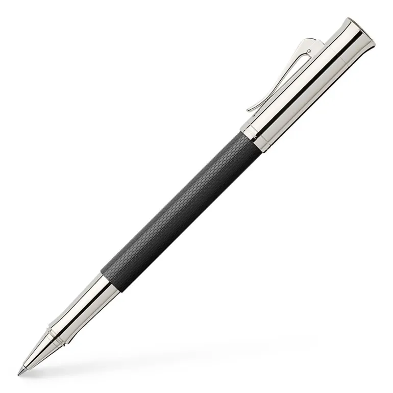 Graf Von Faber Castell Guilloche Rollerball Pen Black | Altman Lggage