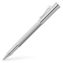 Graf Von Faber Castell Guilloche Rollerball Pen Rhodium