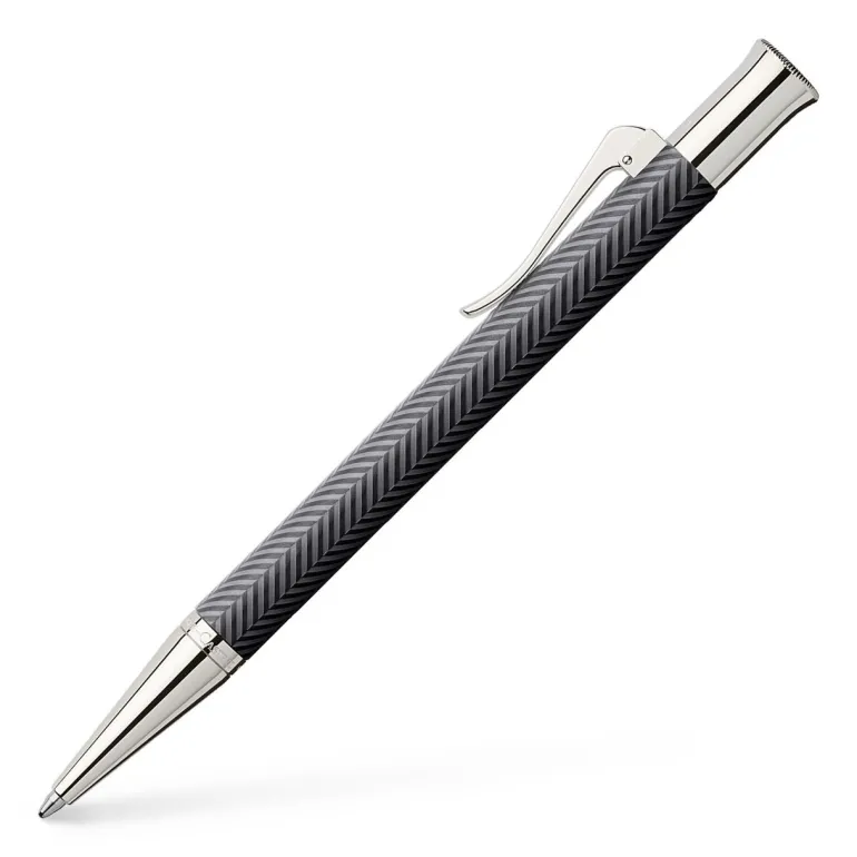 Graf Von Faber Castell Guilloche Ballpoint Pen Cisele Anthracite