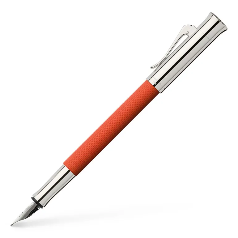 Graf Von Faber-Castell Guilloche Fountain Pen Burned Orange