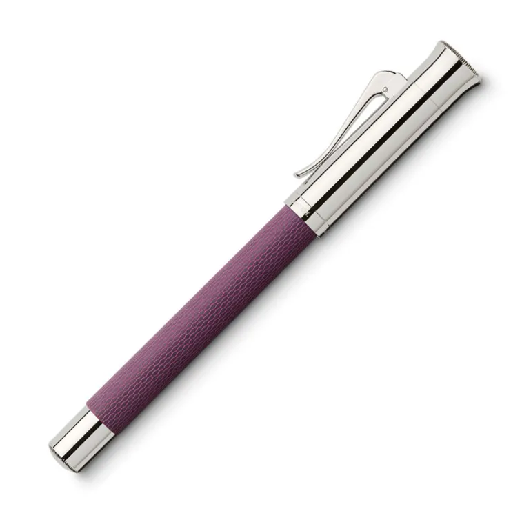 Graf Von Faber-Castell Guilloche Fountain Pen Violet Blue
