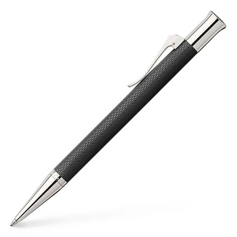 Graf Von Faber-Castell Guilloche Ballpoint Pen Black