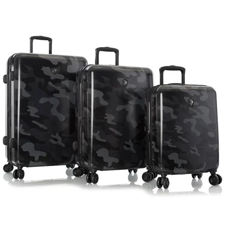 Heys Black Camo Fashion Spinner 3 Pc Set on Sale | Altman Luggage