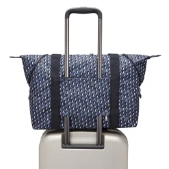 Kipling Art M Printed Tote Bag 3D K Blue | Altman Luggage