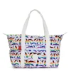 Kipling Art M Printed Tote Bag Rainbow Palm | Altman Luggage