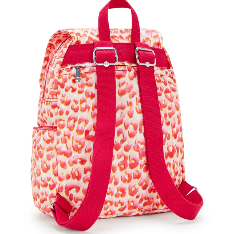 Kipling City City Zip Small Backpack LATIN CHEETAH | Altman Luggage