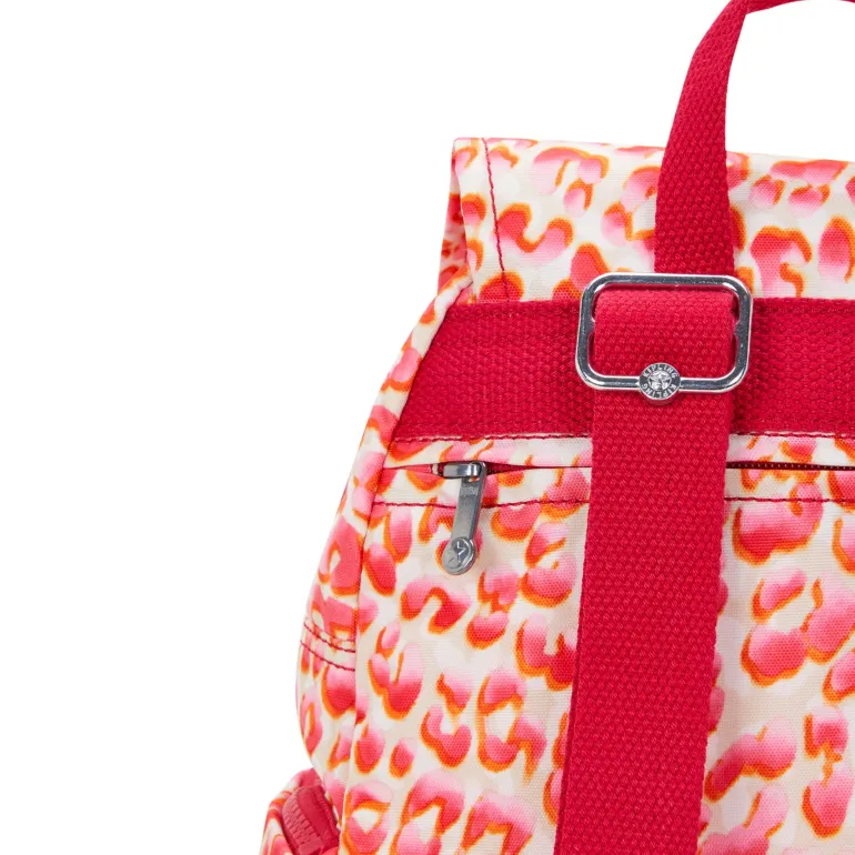 Kipling City City Zip Small Backpack LATIN CHEETAH | Altman Luggage