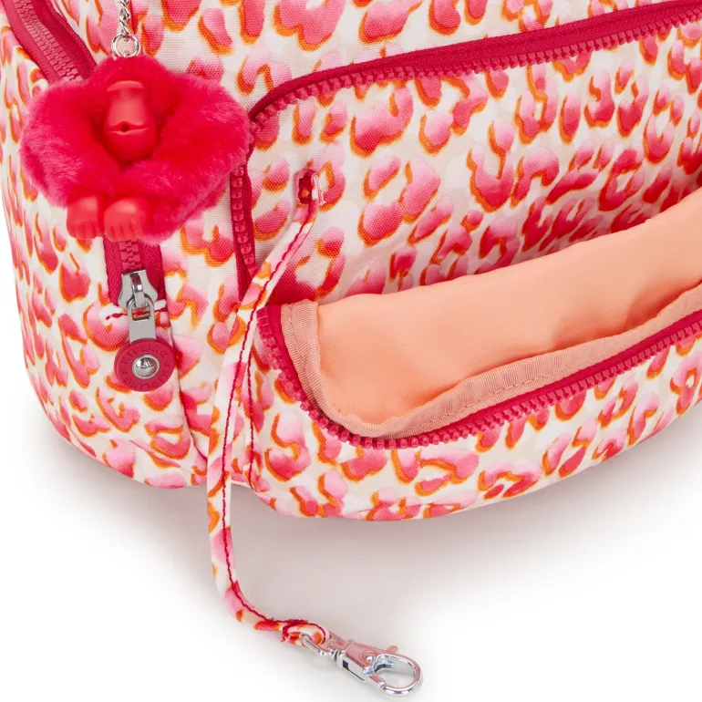 Kipling City City Zip Small Backpack LATIN CHEETAH | Altman Luggage