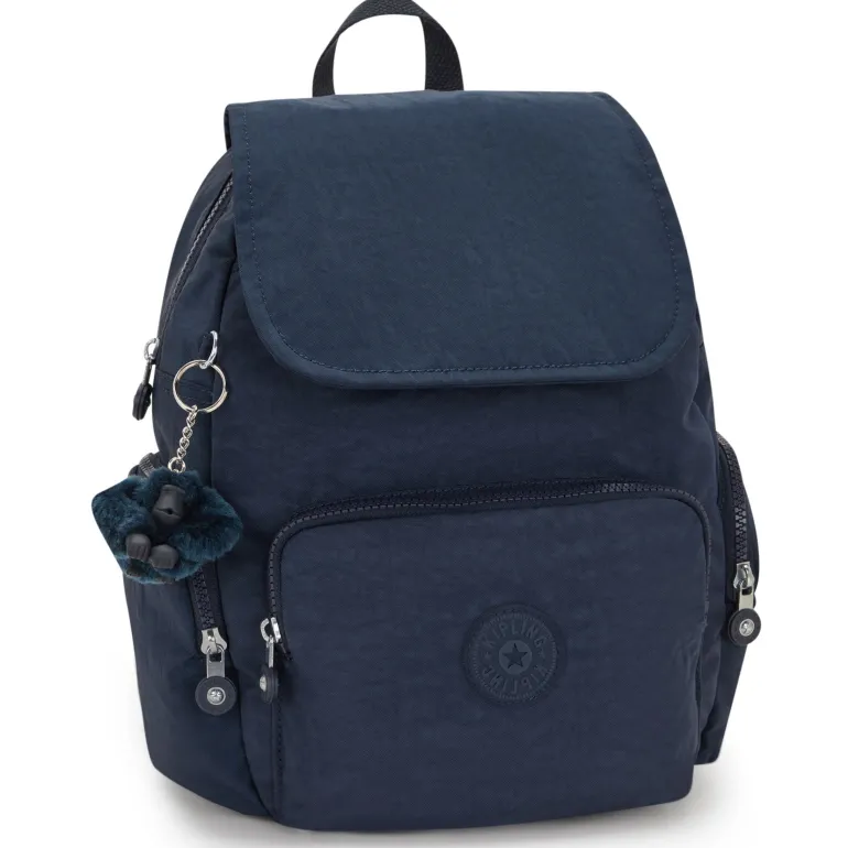 Kipling City City Zip Small Backpack Blue Bleu | Altman Luggage