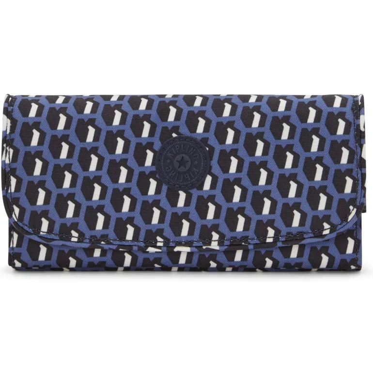 Kipling Money Land Snap Wallet 3D K Blue | Altman Luggage