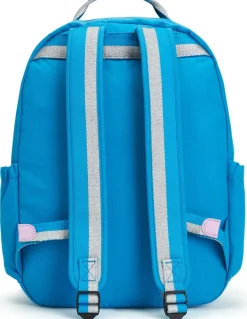 Kipling Seoul Large Nylon 15 Laptop Backpack Azure Sky Blue