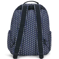 Kipling Seoul Large Printed 15 Laptop Backpack 3D K Blue | Altman Luggage