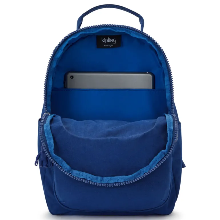 Kipling Seoul Small Tablet Backpack DEEP SKY BLUE | Altman Luggage