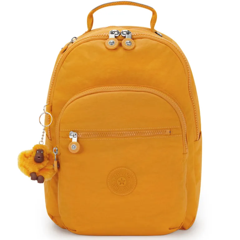 Kipling Seoul Small Tablet Backpack Spicy Gold | Altman Luggage