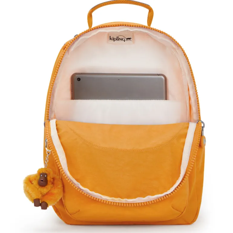 Kipling Seoul Small Tablet Backpack Spicy Gold | Altman Luggage